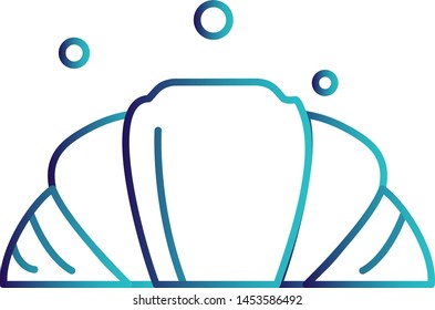  croissant  icon for your project

