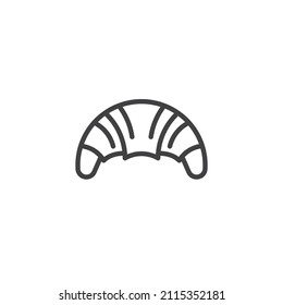Icono de línea cruzada. signo de estilo lineal para concepto móvil y diseño web. Icono de vector de contorno cruzado. Símbolo, ilustración del logotipo. Gráficos vectoriales