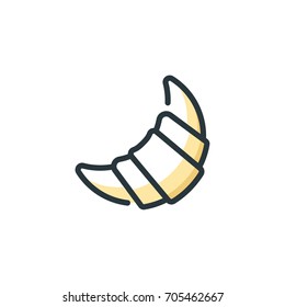 croissant modern icon. app and web element
