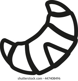 Croissant outline