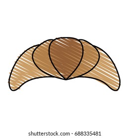 croissant or scone pastry icon image