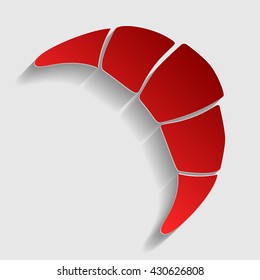 Croissant simple sign