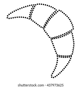 Croissant simple sign