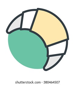 Croissant Vector Icon