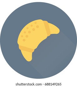 
Croissant Vector Icon
