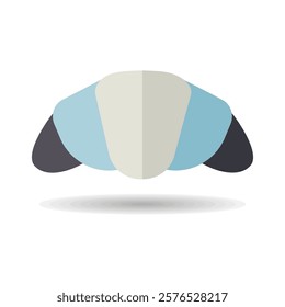 Croissant vector icon. Fast food sign. Graph symbol for cooking web site and apps design, logo, app, UI