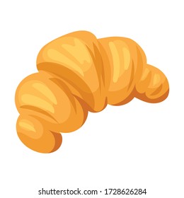 Similar Images, Stock Photos & Vectors of Croissant icon. Cartoon