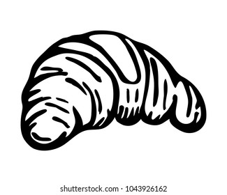 Croissant vector illustration 