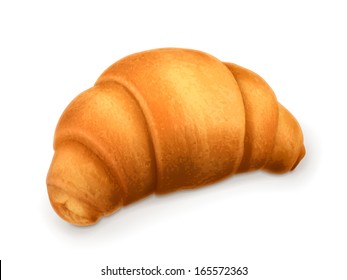 Croissant, vector illustration