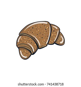 Croissant vector illustration