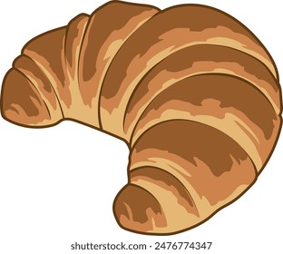 croissant vector on eps file