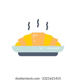 Croissants icon in vector. Illustration