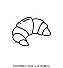 Croissants icon in vector. Illustration