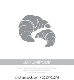 Croissants vector icon