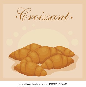 croissants vector illustration