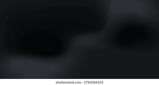 Crome Black vector. Limbo dark grey spotlight background. Abstract 3d backdrop for product presentation. Minimal luxury