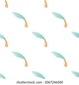 Crooked knife pattern seamless background texture repeat wallpaper geometric vector