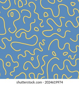 Crooked seamless pattern. Trendy vector abstract pieces. Hand drawn modern design for card, print on clothes. Texture perfect for textile prints, kids design.
