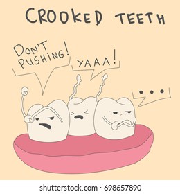 507 Crooked Teeth Cartoon Images, Stock Photos & Vectors 