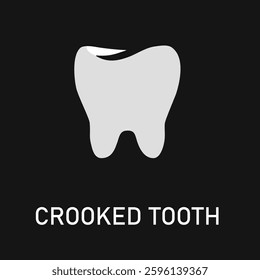 CROOKED TOOTH day logo and vector