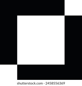 Icono de cuadro de Recortar, icono de recorte