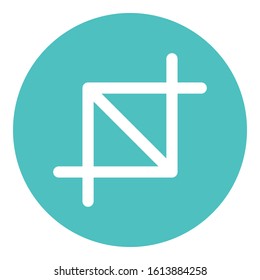 
Crop, design Bold Vector Icon which can be easily edited or modified
