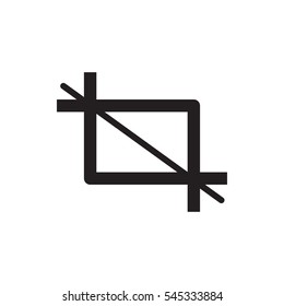 crop icon illustration isolated vector sign symbol