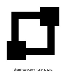 crop icon isolated sign symbol vector illustration - high quality black style vector icons
