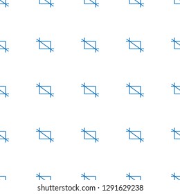 crop icon pattern seamless white background. Editable outline crop icon. crop icon pattern for web and mobile.