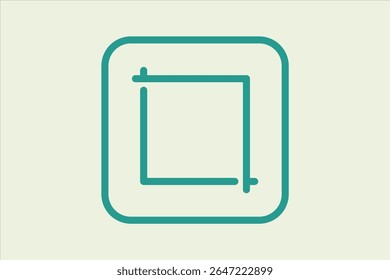 ícone de corte. ícone relacionado aos elementos de IU. adequado para web site, aplicativo, interfaces de usuário, elemento, imprimível etc. estilo de ícone de linha. design vetor simples editável