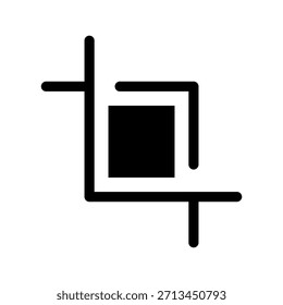 Ilustração de design de símbolo de vetor de ícone de corte