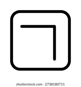 Crop Icon Vector Symbol Design Illustration