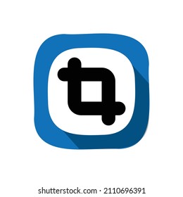 crop icon, web icon, technology vector illsutration