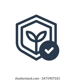 Crop Insurance Policies Vector Icon Illustration