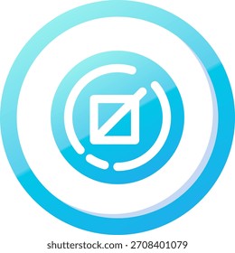 Design de ícone de vetor de linha de corte