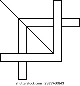 Crop tool, Graphic Design icon