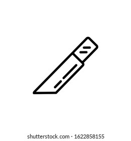 crop tool icon design line style. Perfect for application, web, logo and presentation template