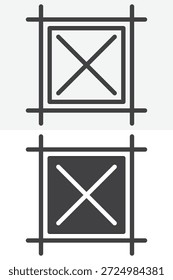 Conjunto de iconos de herramientas de Recortar en diferentes estilos. Icono de línea, contorno y Vector sólido con trazo editable. Cambiar el tamaño del signo y el símbolo para el ícono de edición de Imagen.