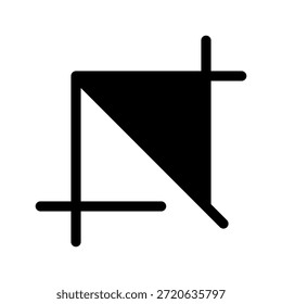 Ilustração do design do símbolo do vetor do ícone da ferramenta de corte