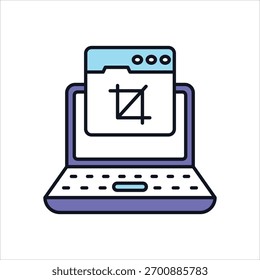Ilustração de stock do ícone Vetor da Ferramenta de Corte