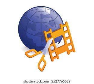 Corte de quadros de vídeo no mundo do conteúdo