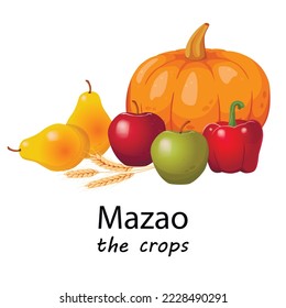 The crops (Mazao) for celebrating Kwanzaa. 