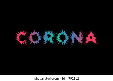 texto crorona y color de fondo completo