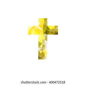 Cross abstract isolated on a white backgrounds
