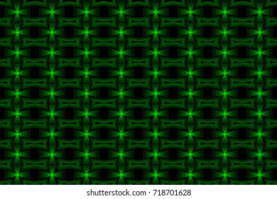 Cross - abstract vector pattern - green