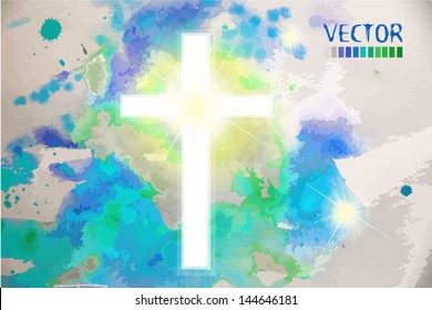 cross against the sky