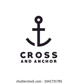 Cross Anchor Christian Catholic  Church Logo Design