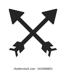 cross arrows or bows symbol