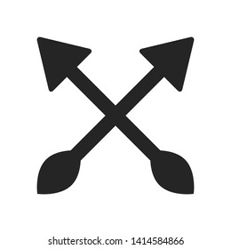 cross arrows or bows symbol