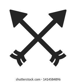 cross arrows or bows symbol